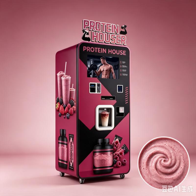 Nutrition Fitness Equipment - Protein Shake Vending Machine Customized Intelligent