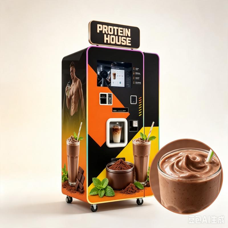 Protein Shake Vending Machine  - Nutrition Fitness Equipment review and price